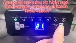 Spanish--How to set a scheduled ice time