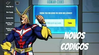 MY HERO ACADEMIA THE STRONGER HERO CODIGOS NOVOS