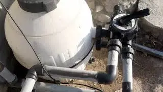 Наполнили бассейн