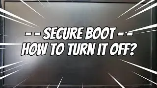 How to Enable & Disable Secure Boot in BIOS | #WindowsPC #EasyTutorials | #ICTTips | #TechTutorials