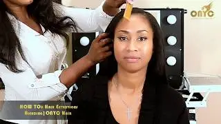 How To | Blend Straight Hair With Weave!  Wear Hair Extension With Natural Hair - ONYC Hair Tutorial