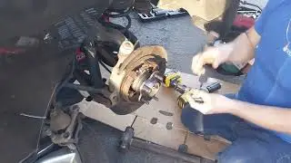 Nissan Murano,how to replace rear wheel bearing