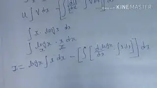 Integration by part rule.  x.logx dx