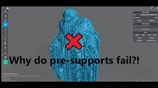 Why do pre-support files fail for 3D Printing?