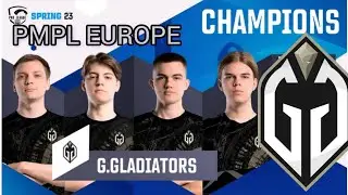G.GLADIATORS чемпионы PMPL EU FINAL