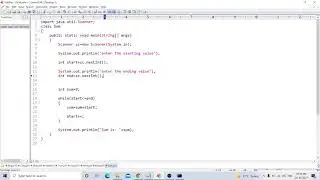Find the sum of user given range | java program