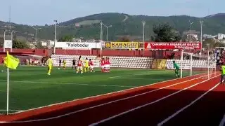 Amatörde müthiş  frikik