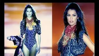 Yasmeen Ghauri 🔹️Versace Runway Solo Moment ❤️
