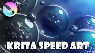 Bubble Art - Krita Speed Art