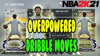 BEST/FASTEST DRIBBLE MOVES IN 2K21!DRIBBLE TUTORIAL 2K21!