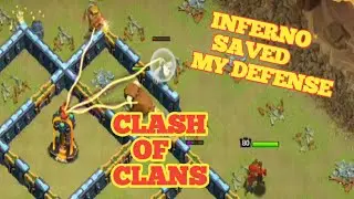 Inferno vs Barbar King and Queen 🤨 Clash Of Clans #coc #war #supercell