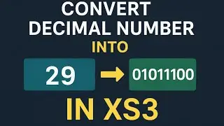 DECIMAL NUMBER TO XS3 !!