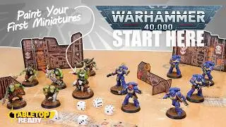 How to Paint Your First Warhammer 40K Miniatures | Beginner’s Guide
