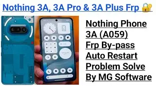 Nothing phone 3a Frp unlock/Bypass | nothing phone a059 google account Unlock ?