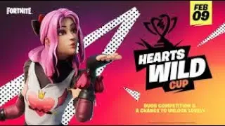 לייב פורטנייט - טורניר על hearts wild cup
