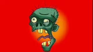 Zombie Head Animation (Adobe After Effects)