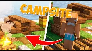 ⚒️ How To Build a Small survival House Campsite? 