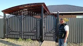 Ворота, калитка 6, навес