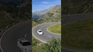 Porsche GT3 on SustenPass #short #shorts #youtubeshorts #switzerland