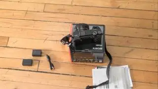 Sony a6300 unboxing video
