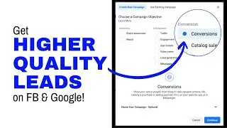Conditional Conversion Events: Magic Sauce For Improving Lead Quality on Facebook Ads (& Google)