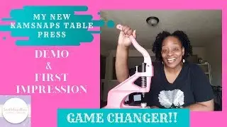 [388]GAME CHANGER!||KAM Professional Table Press for Snaps, Rivets, Grommets & Buttons (DK93)