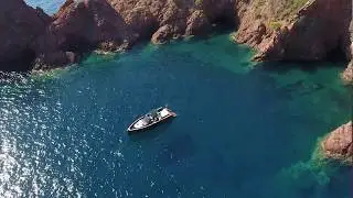 The Fjord 40 - A luxury speedboat - DJI Phantom 4 Drone