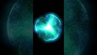 blue particle energy ball - Download Stock Footage 