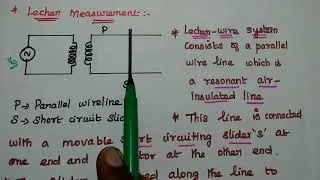 TLRF - Unit II - Measurement of Wavelength in Tamil - EC3551 - Transmission Lines
