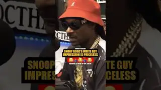 Snoop Dogg’s impression of a white guy 😭🐐💯 #snoopdogg #hiphop #rapper