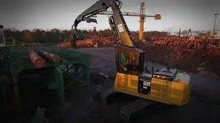 Introducing the New Cat® 548 / 548 LL Forest Machine