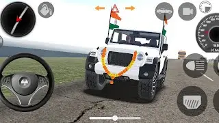 Dollar (song) New white Mahindra Thar 😈 || village offroading 💥 || (Android gameplay) || 