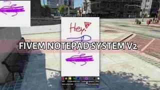 Fivem Notepad System V2 | Best FiveM Scripts Free | FiveM Mods
