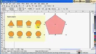 Creating polygons in CorelDraw