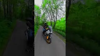 A relaxing ride between the trees #motorcycle #relaxing #summer