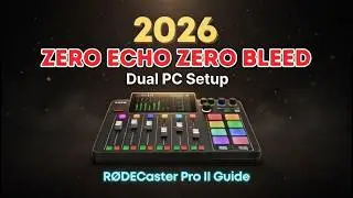 RØDECaster Pro II Dual PC Setup 2026 — ZERO Echo, ZERO Bleed | Full Windows Routing Guide