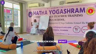 Vedanta Philosophy Class at Hatha Yoga Ashram | Yoga Teacher Training in Rishikesh #yoga #yogacourse