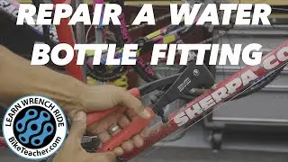 How to remove a rivnut (water bottle fitting) and replace it.