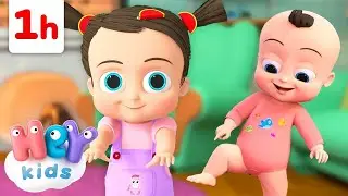 Tête, épaules, genoux et pieds 🕺| Chansons pour Enfants | HeyKids en Français