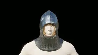 Bascinet preview w/ HDRI (no faceplate)