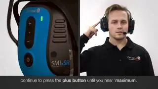 Changing the volume on your Sensear headset