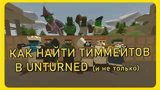 Одиноко?) Как найти тиммейта в Unturned (и не только)