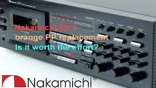 Nakamichi ZX 7 Part 4   Orange PP caps. Worth replacing?