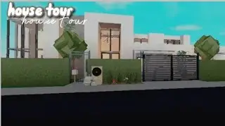 house tour bloxburg (roblox) aesthetic/modern 🐇🪵🪐