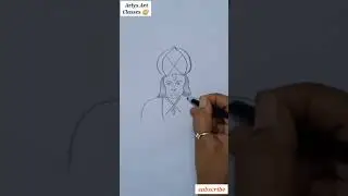 Lord Hanuman ji drawing with two cross#shorts
