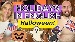 🎃 Halloween Vocabulary in English! Pictures and American Culture in Intermediate Advanced English