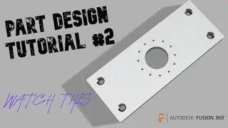 Plate model in fusion 360 step by step tutorial | Learn fusion 360 in 10 days