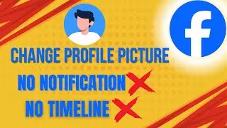 Change your Facebook profile picture without timeline and notifications