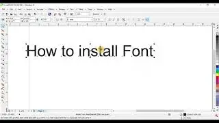 How to install font coreldraw x6 free