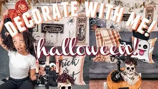 DECORATE FOR HALLOWEEN WITH ME 2019| HALLOWEEN ROOM DECOR | JUST JORDYN